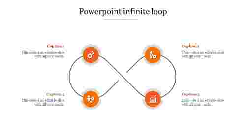 powerpoint infinite loop-Orange